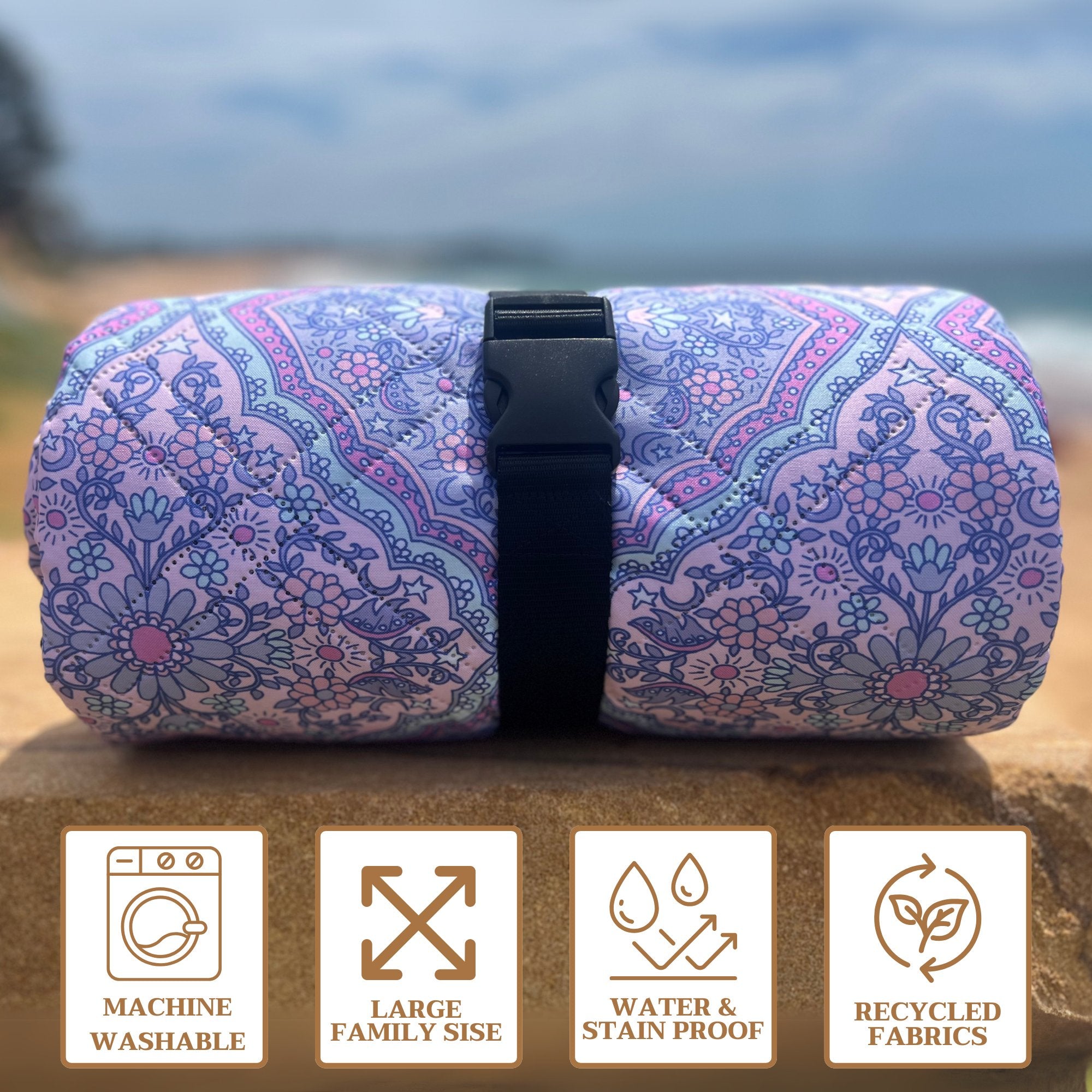 Boho Beauty Picnic Rug