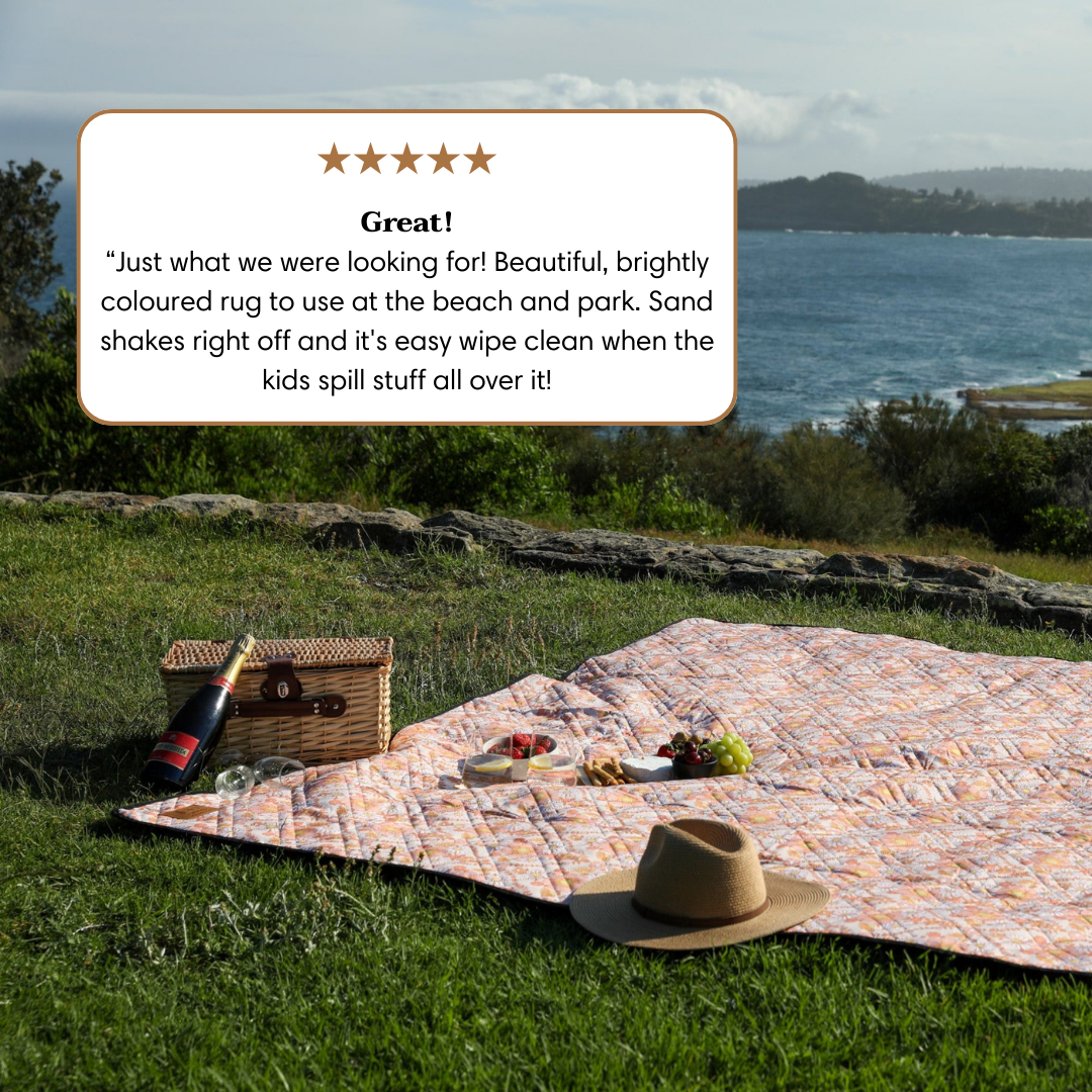 Vintage Folk Picnic Rug