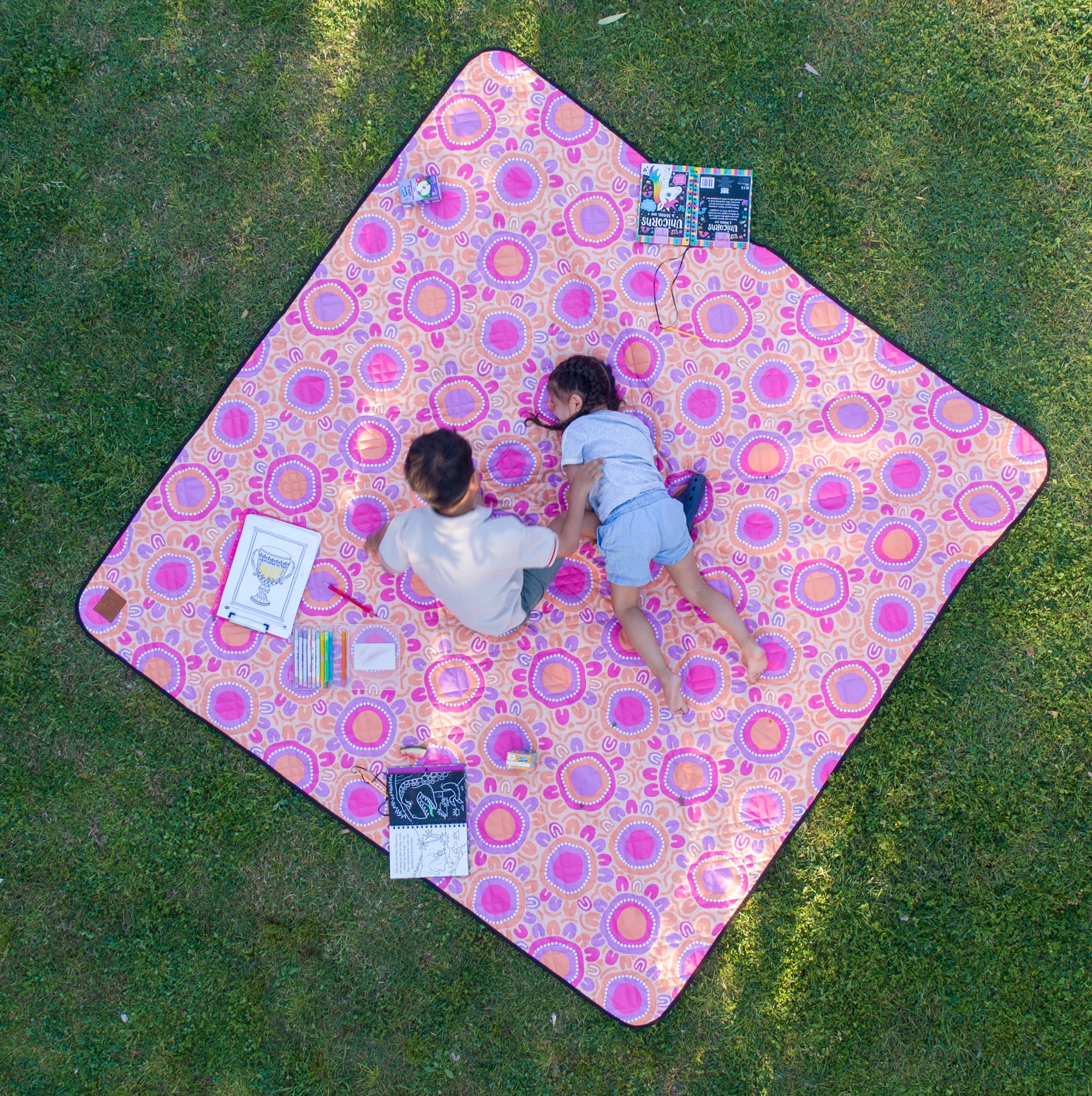 Summer Rock Pools Picnic Blanket - PRE-ORDER