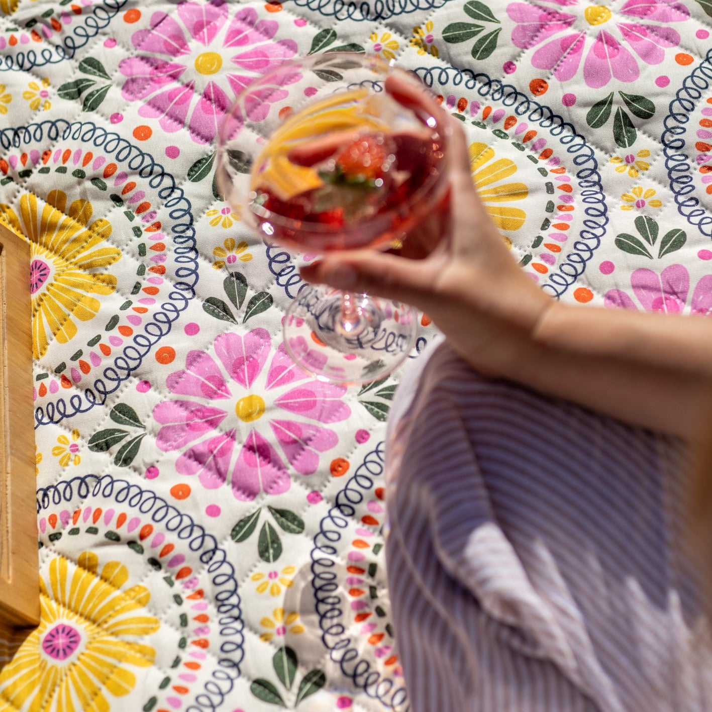 Lemoncello Blush Picnic Blanket - PRE-ORDER
