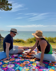Joyful Bloom Picnic Blanket
