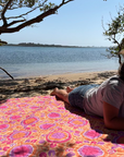Summer Rock Pools Picnic Blanket