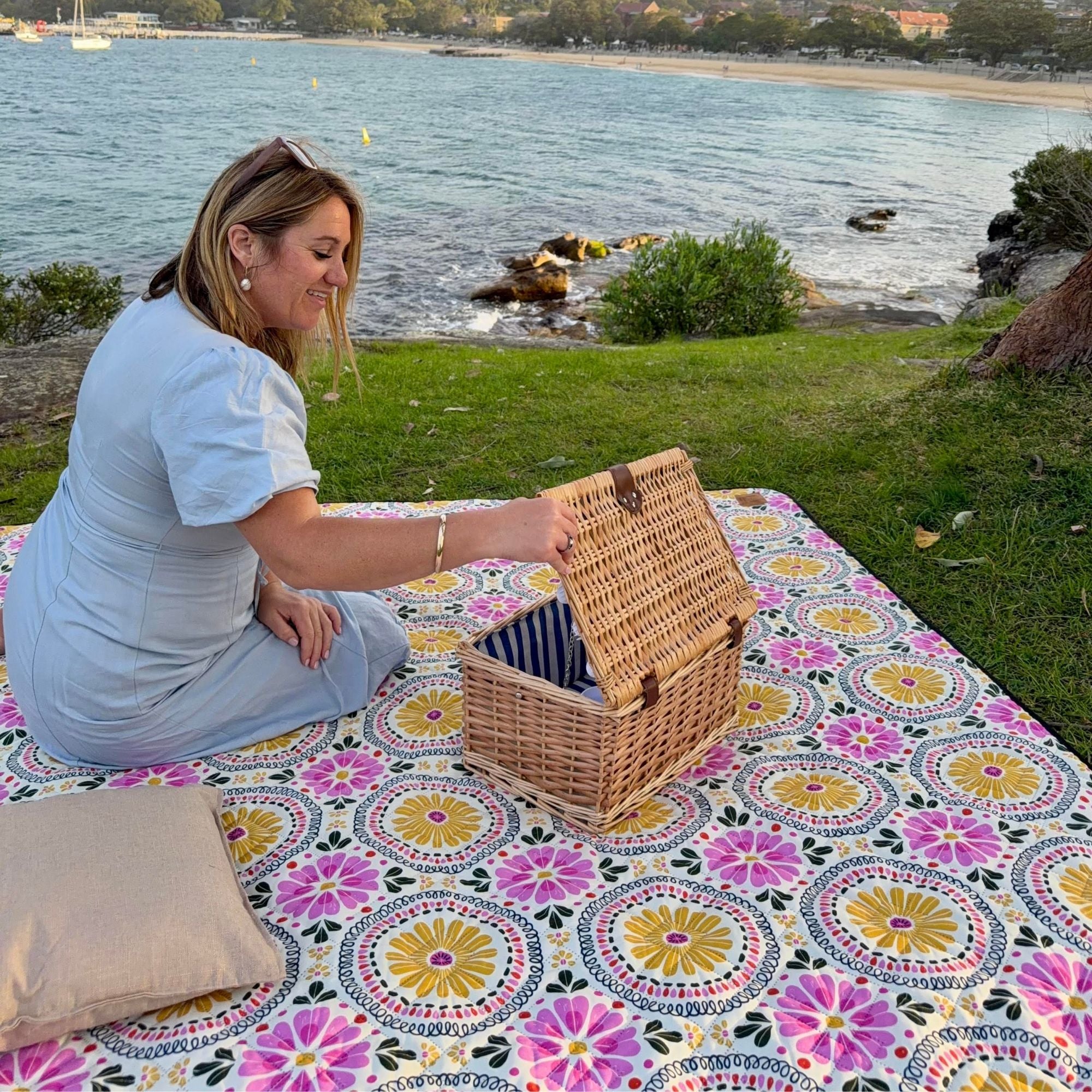 Lemoncello Blush Picnic Blanket - PRE-ORDER