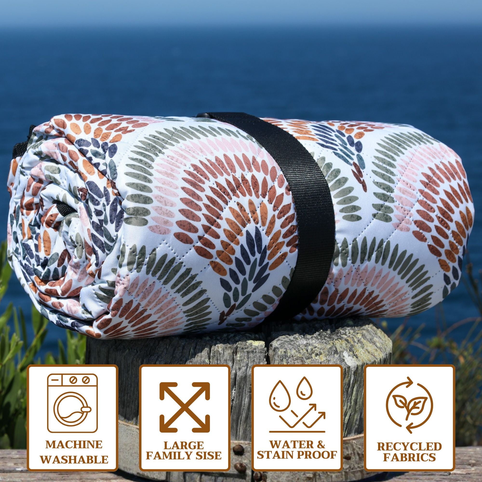Peacock Picnic Rug - PRE-ORDER