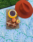 Palm Breeze Picnic Blanket