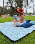 Palm Breeze Picnic Blanket