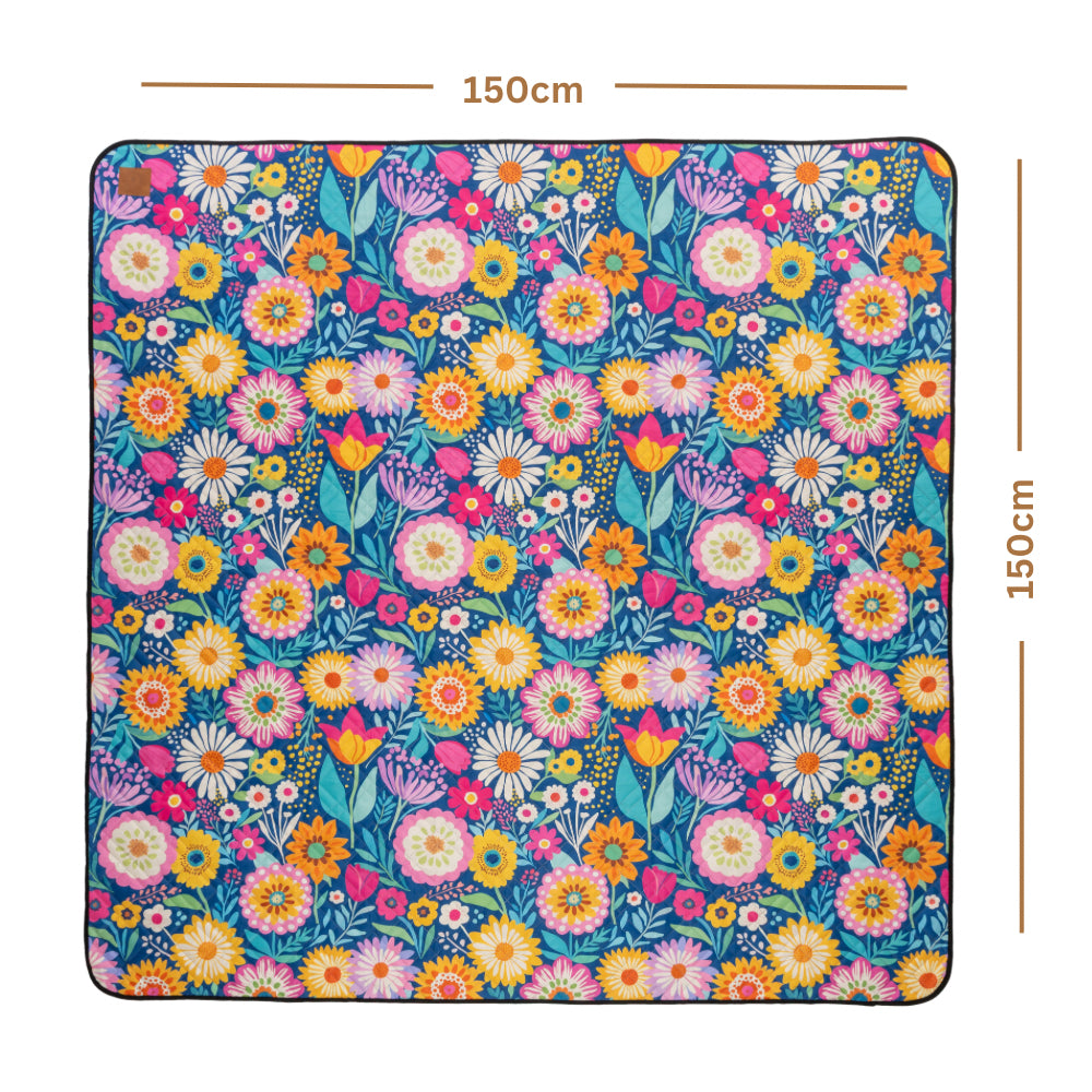 Joyful Bloom SM - 1.5M x 1.5M Picnic Mat