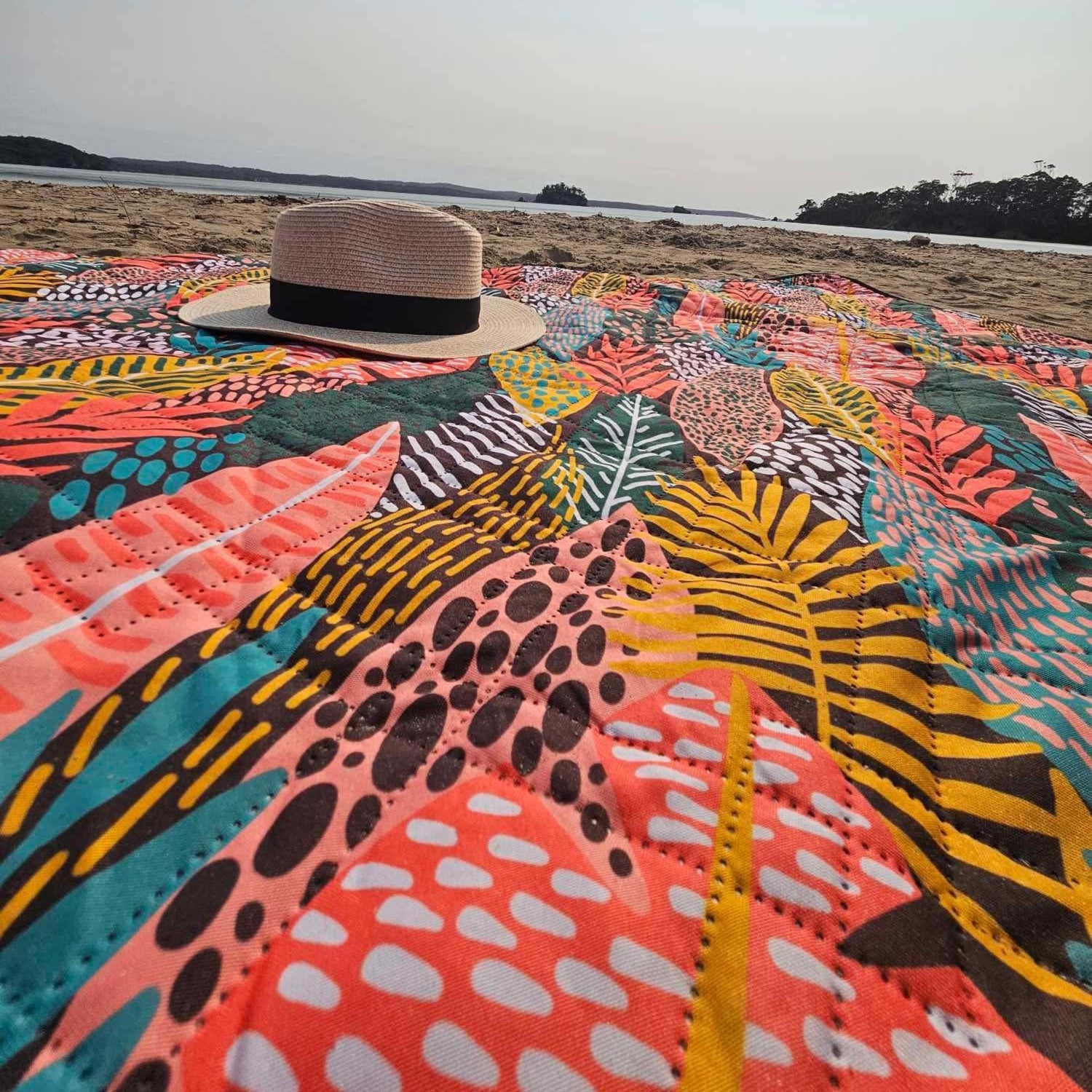 Bright Leaves Picnic Rug