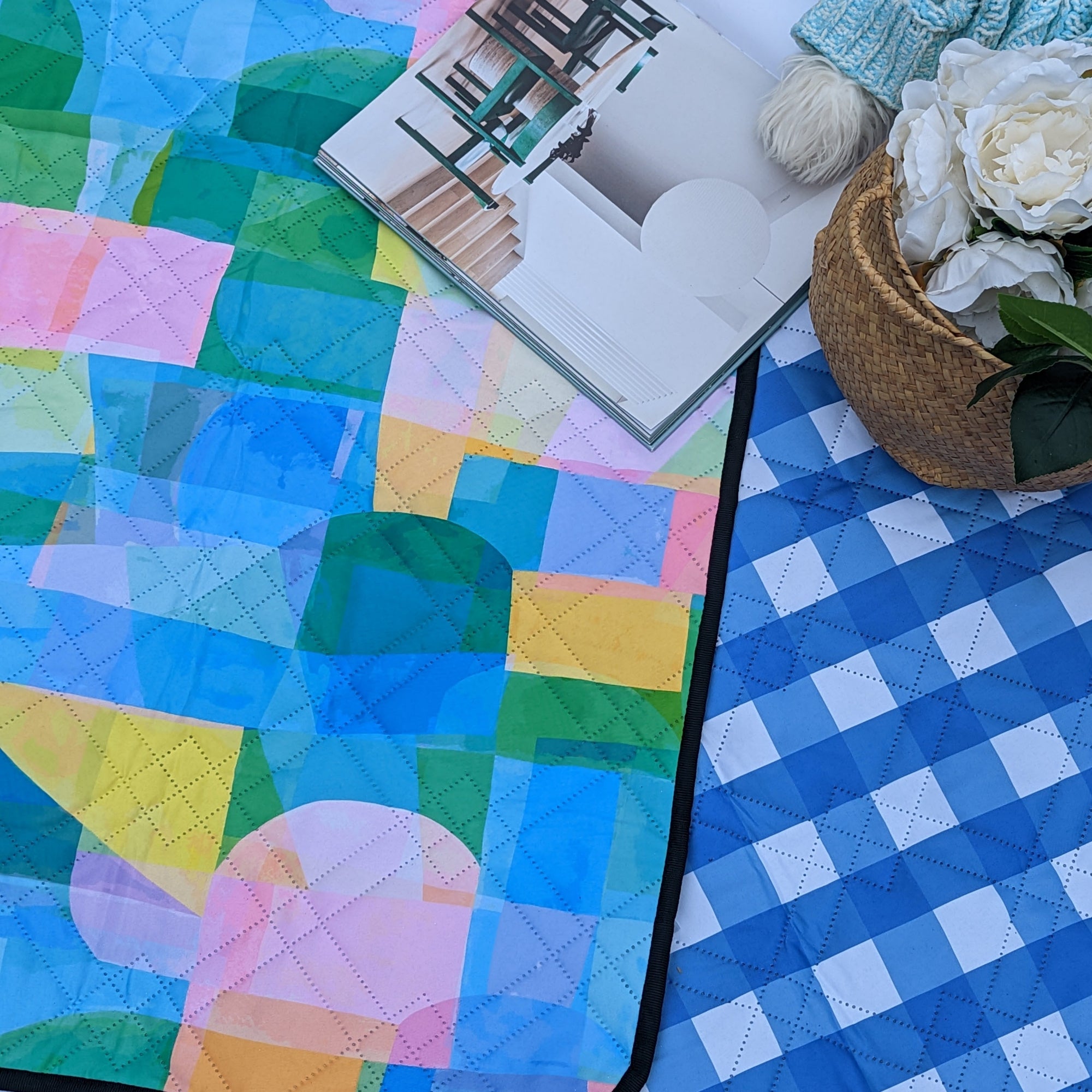 True Gingham Picnic Rug